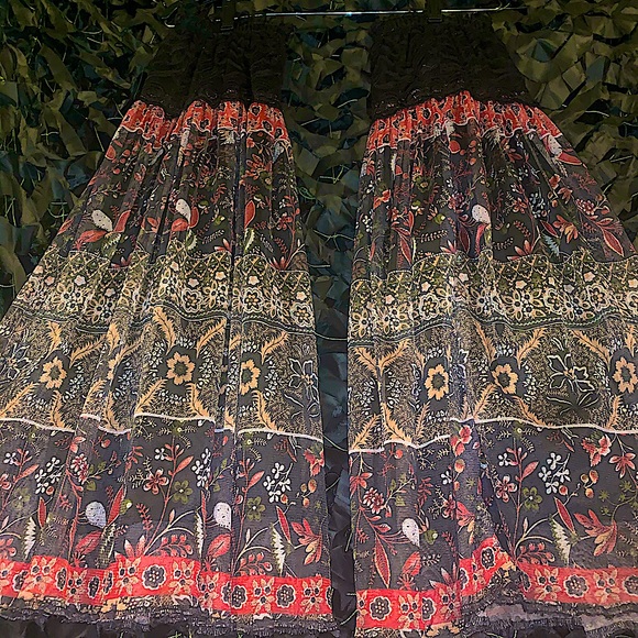 2013 OOAK Custom Tribal Fusion Bellydance Costume Temple Thigh High Leg Flares - Picture 2 of 6